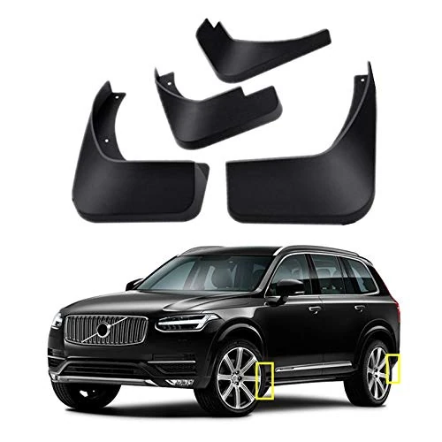 Fit for Volvo XC90 2016-2024 Mud Flaps Kit Mud Splash Guard Front and Rear 4-PC Set