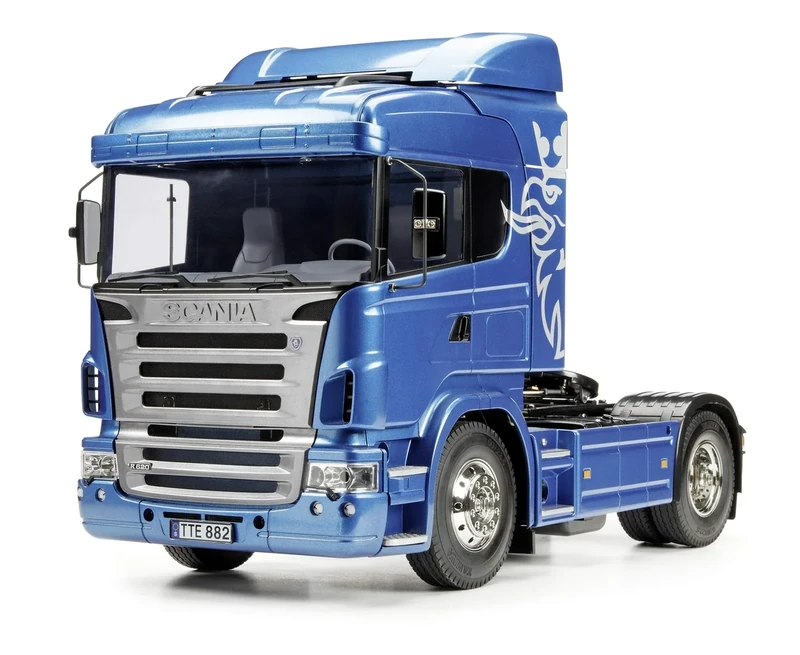 TAMIYA 56318 300156318 Electric Model Vehicle 1:14 Scania R470 Highline 4x2 BS, Assembly Kit, RC Truck, Remote Controlled, Truck, Truck, Construction Toy, Model Making, Crafts
