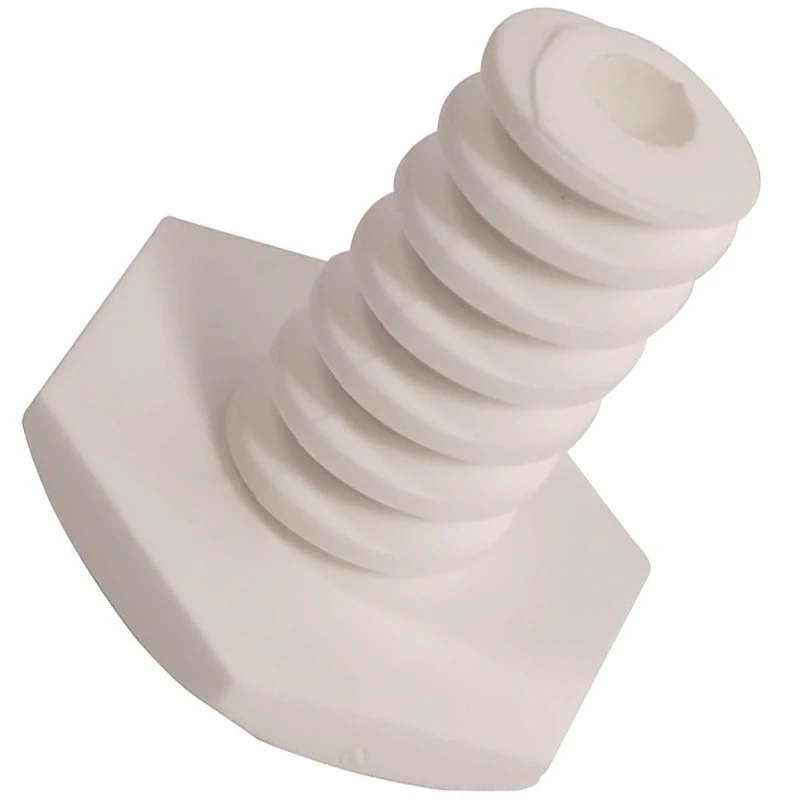 Genuine C00506981 White Plastic Adjustable Foot Legitting White Plastic Adjustable Foot Leg Fits Ariston, Hotpoint, Indesit Fridge & Freezers