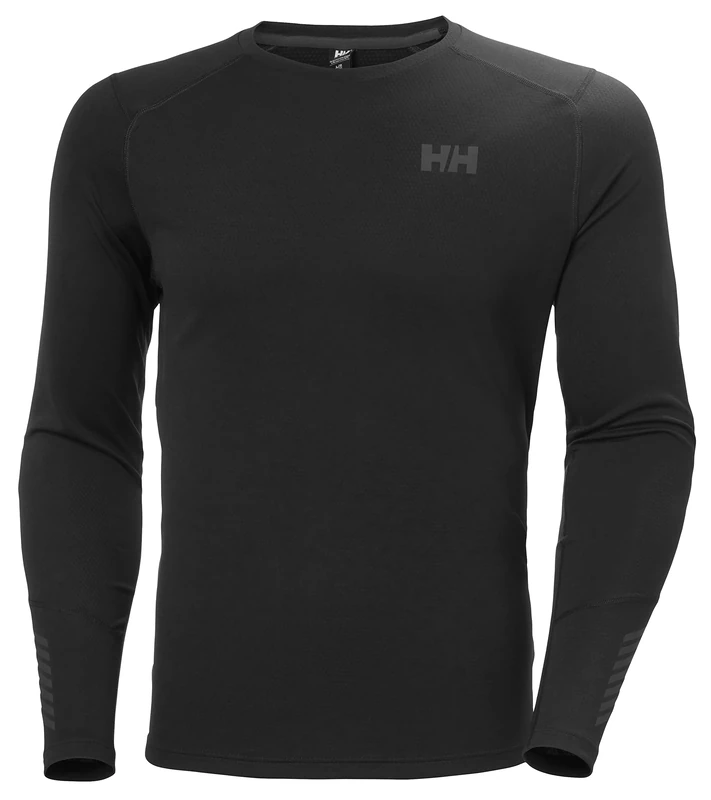 Helly Hansen Men's Lifa Active Crew, Black, L