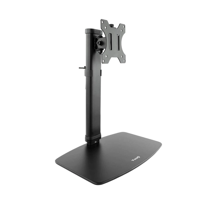 TOOQ DB1127TN-B Table Stand with Height Adjustment for 17" to 27" Screens, Black - Image 1
