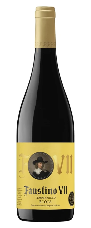 Faustino VII Tempranillo Rioja Red Wine 75cl, 13.5% ABV | Red Wine | Rioja, Spain | Pack of 6