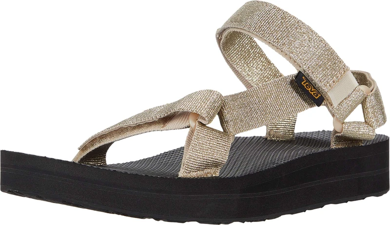 Teva Women's Midform Universal Sandal, Metallic Champagne, 9 UK