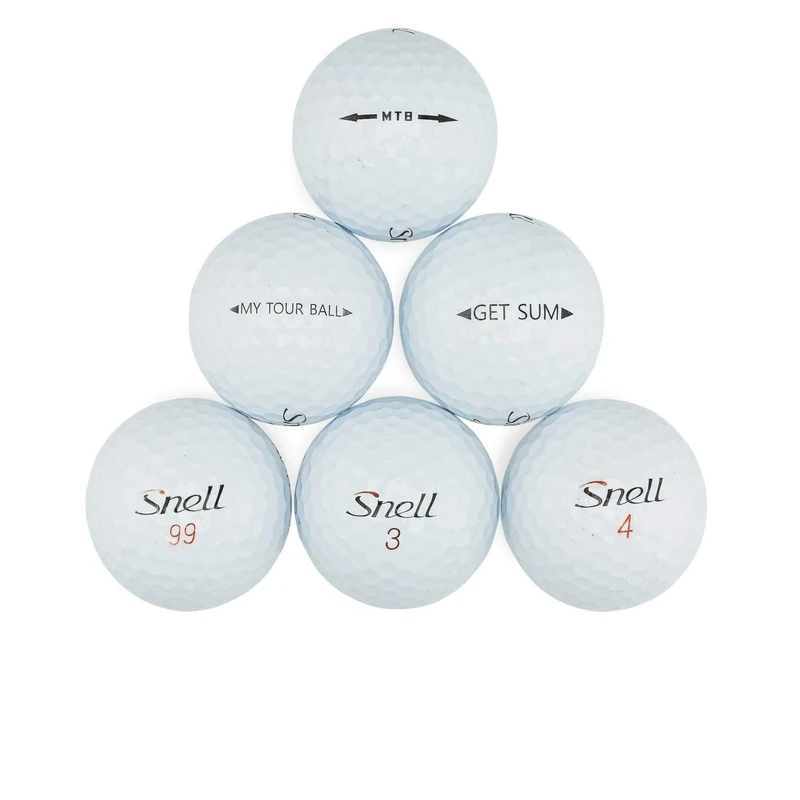 Professional Golf Snell Golf Ball Mix - 100 Used Snell Golf Balls (AAA Snell Golfballs), White (100PK-Snell-3) - Image 1