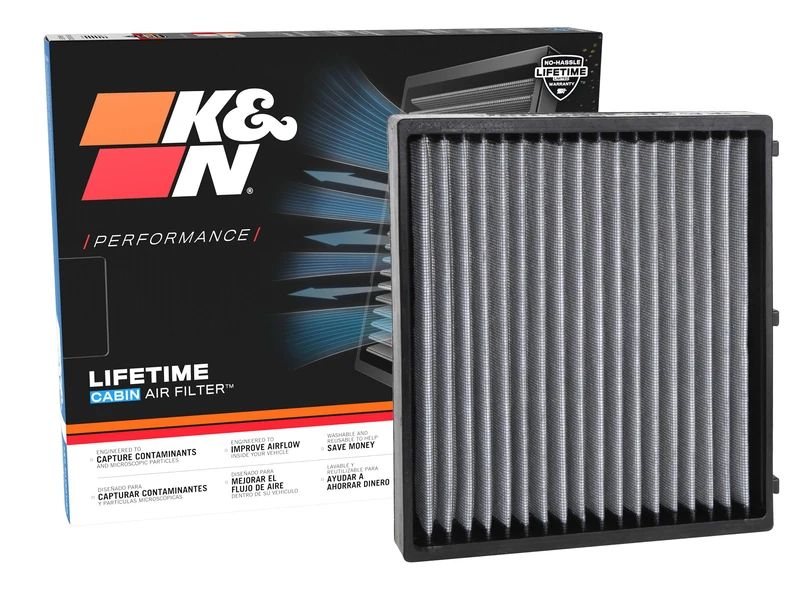 K&N Cabin Air Filter: Premium, Washable, Clean Airflow to your Cabin Air Filter Replacement: Fits Select 2018-2010 HYUNDAI/KIA Vehicle Models, VF2062