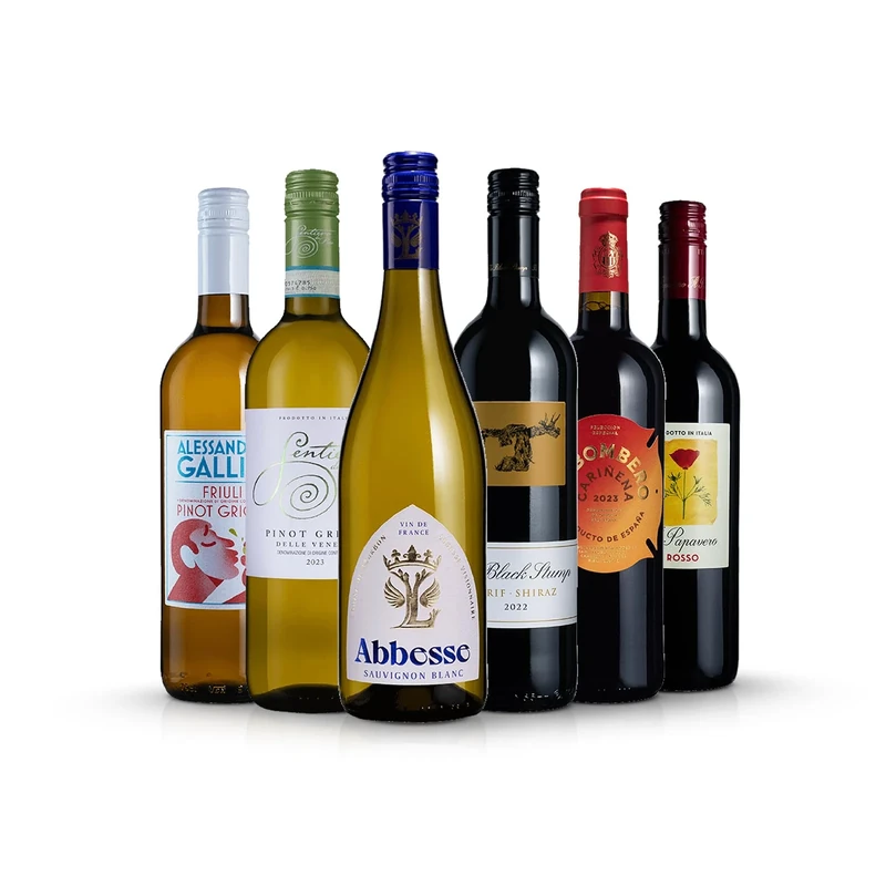 Laithwaites Red and White Wine Customer Favourites Selection (Mixed Case of 6) 10.5-13.5% ABV