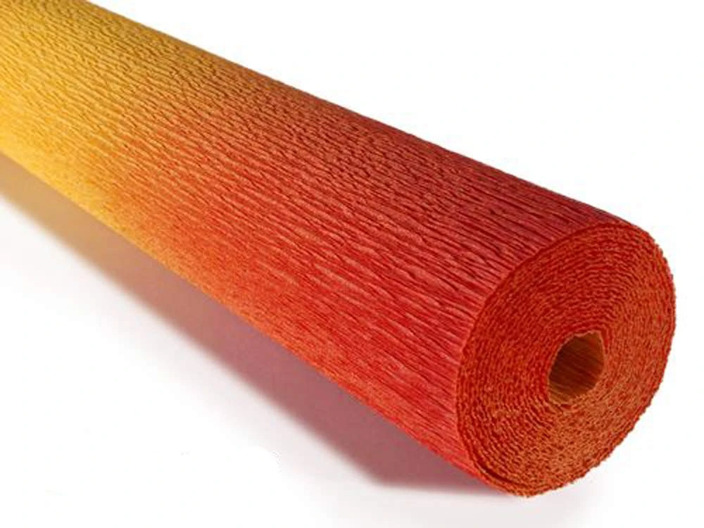 FloristryWarehouse Crepe Paper roll 180g (50 x 250cm) Gradient Orange (Shade 576/9)
