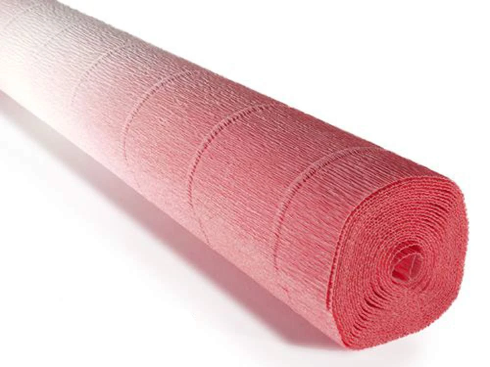 FloristryWarehouse Crepe Paper roll 180g (50 x 250cm) Gradient Pink (Shade 600/4)