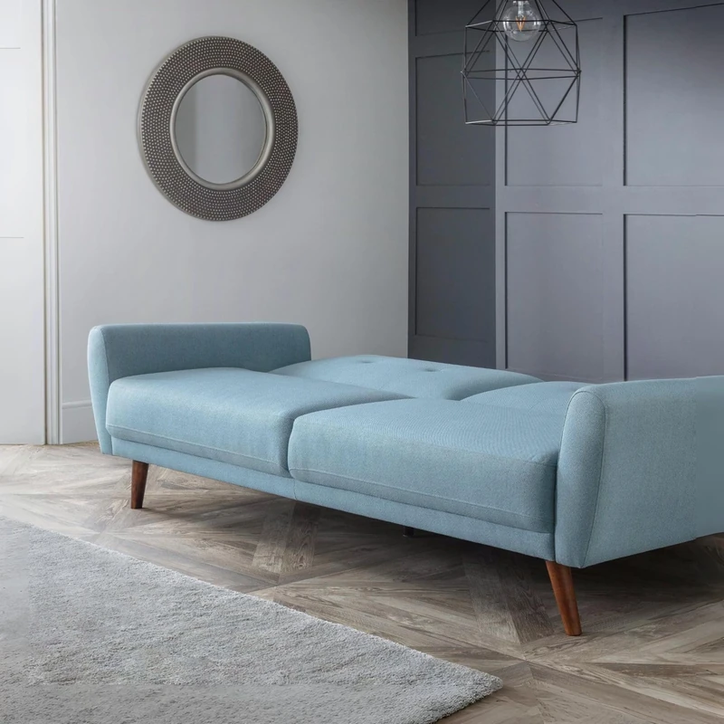 Julian Bowen Monza Sofa Bed - Blue Beds