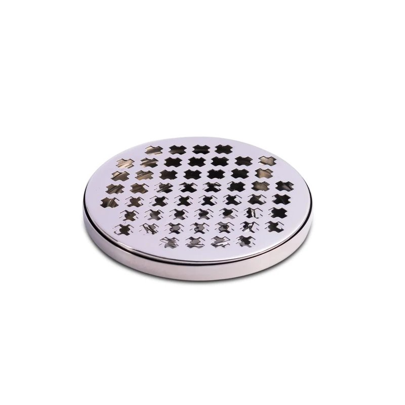 Genware Stainless Steel Round Drip Tray 14cm - Case of 72