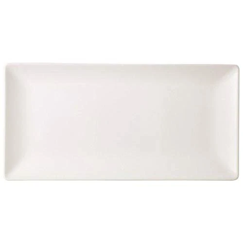 Luna White Stoneware Rectangular Plate 30 x 20cm - Pack of 6