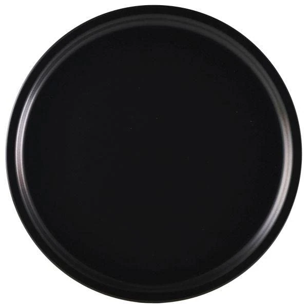 Barmans Luna Black Stoneware Pizza Plate 33cm - Case of 12
