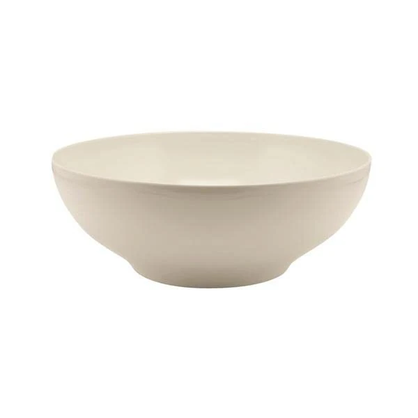 Genware White Melamine Round Buffet Bowl 25.7cm - Case of 12