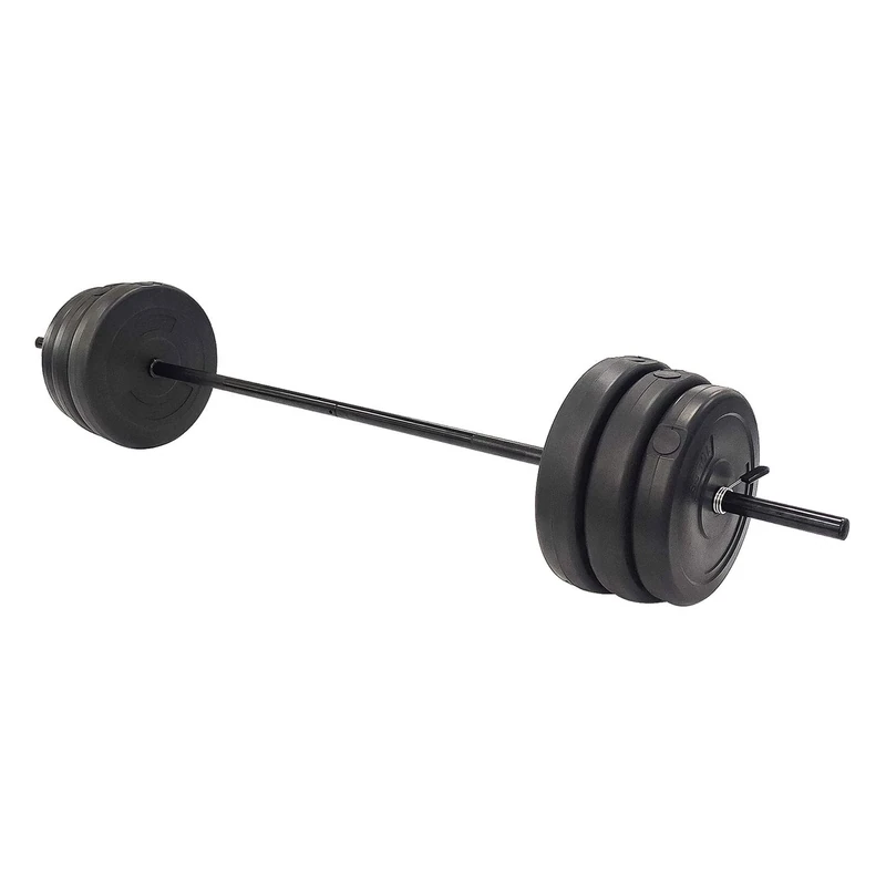 BalanceFrom Vinyl Standard Weight Set, 100 lbs, Black