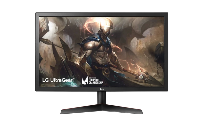 LG 24GN53A 60 cm (24 Zoll) Full HD UltraGear-Gaming-Monitor (TN-Panel mit 1 ms (GtG), 144 Hz, FreeSync), schwarz