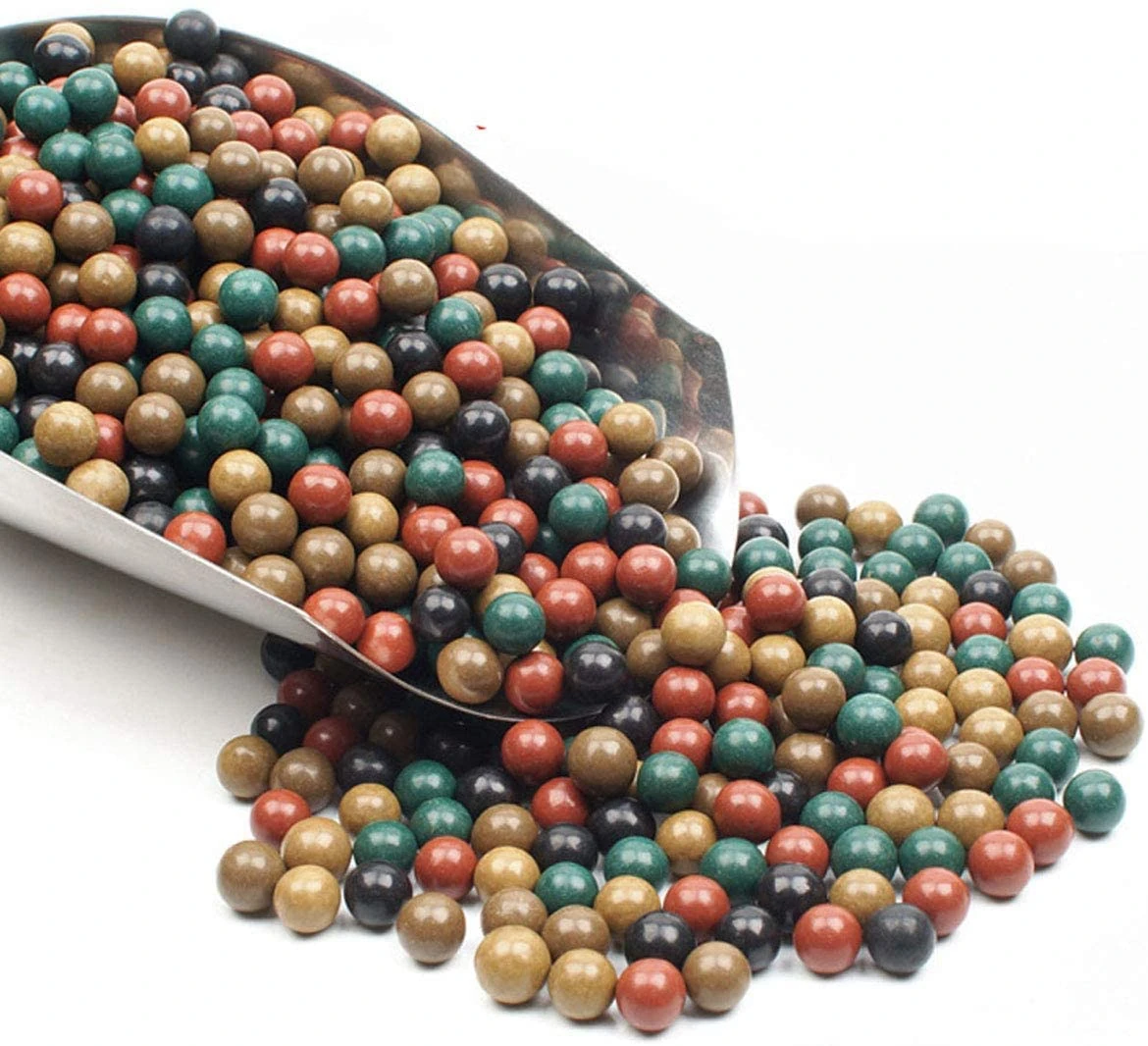 KuTi Kai 9mm 300g Colorful Mud Slingshot Balls Hard Clay Ball Catapult Sling Shot Ball for Shooting Target Practice(300g/Pack)