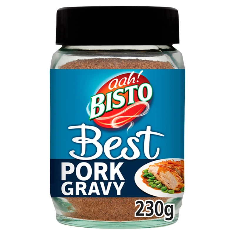 Bisto Best Pork Gravy Granules Made with Real Meat Juice, 230 g (Pack of 1)