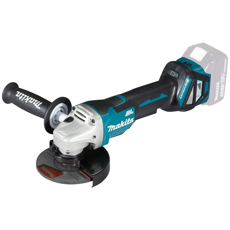Makita DGA515Z Cordless Angle Grinder, 18 V with Paddle Switch (Without Battery, Without Charger)