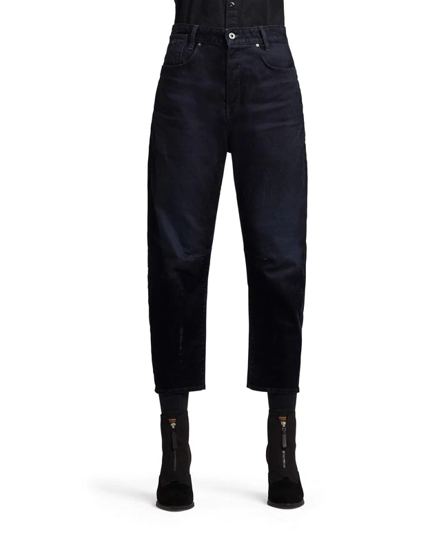 G-Star Women's C-Staq 3D Boyfriend Cropped Jeans, Blue (mazarine iced flock D17870-C554-C081), 24W / 30L - Image 1