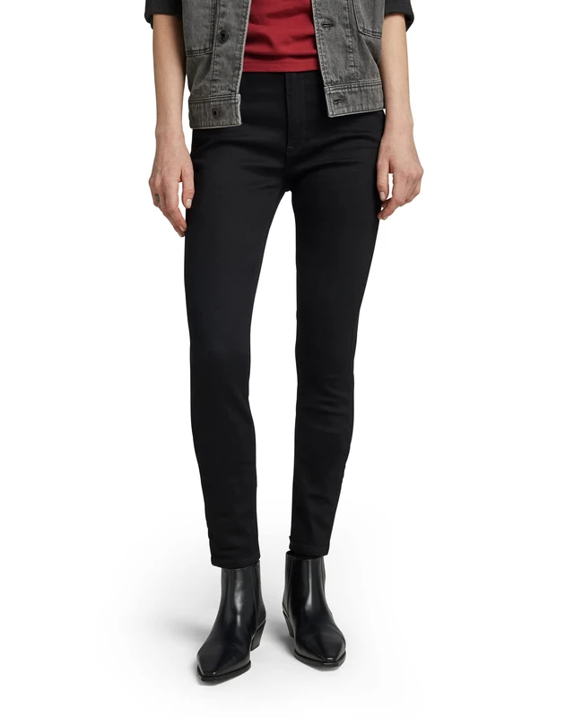 G-Star Women's Kafey Ultra High Skinny Jeans, Black (pitch black D15578-B964-A810), 25W / 30L