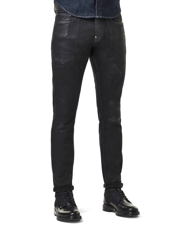 G-Star Men's Revend Skinny, Black (black radiant cobler restored 51010-B472-B997), 29W / 30L