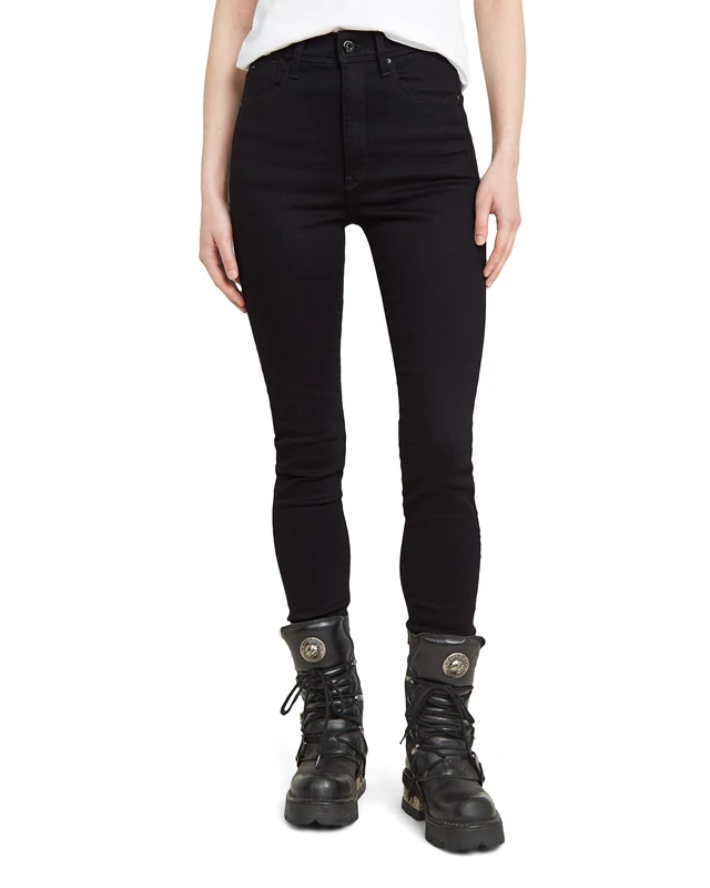 G-Star Women's Kafey Ultra High Skinny Jeans, Black (pitch black D15578-B964-A810), 27W / 32L