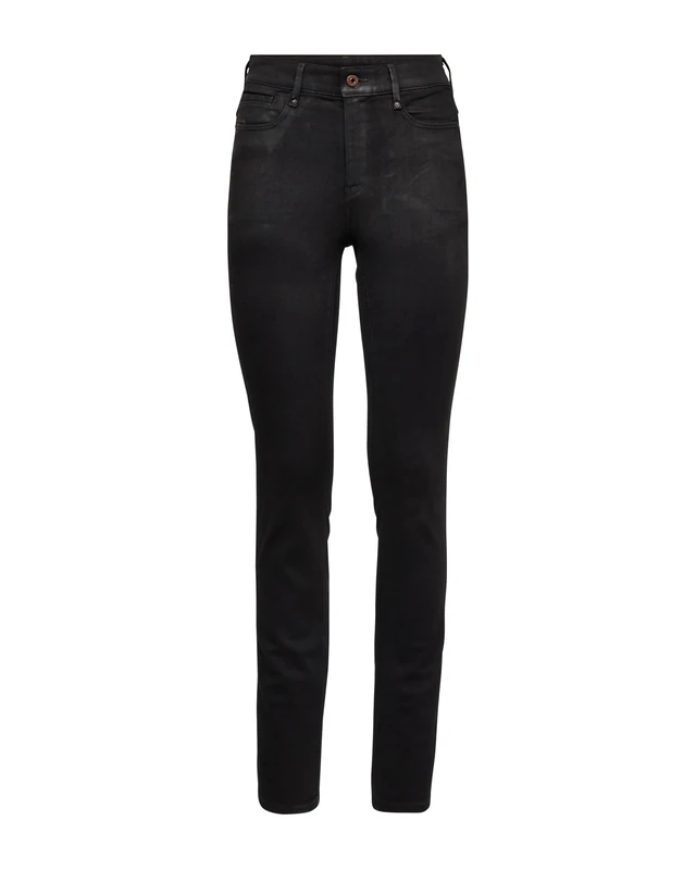 G-Star Women's Noxer Navy High Straight Jeans, Black (black radiant cobler D18170-B472-B996), 24W / 30L