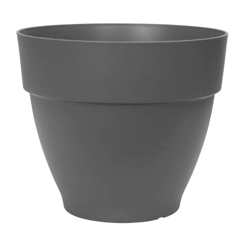 elho Vibia Campana Round 55 - Plant Pot for Outdoor - Ø 54.5 x H 47.0 cm - Black/Anthracite
