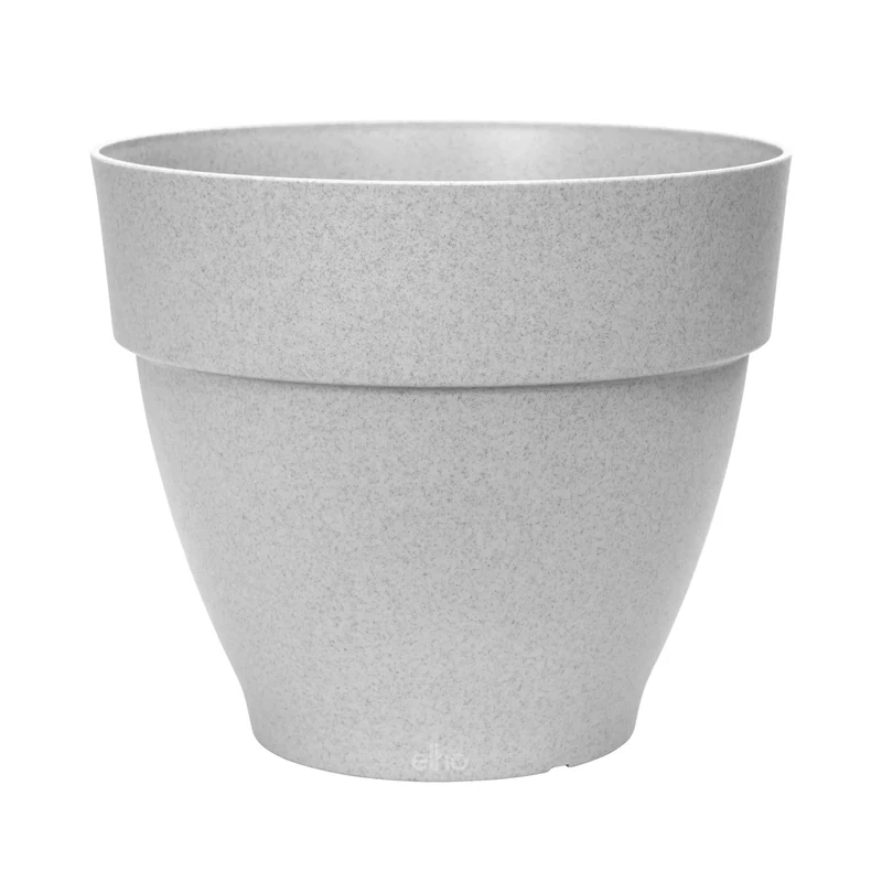 elho Vibia Campana Round 55 - Plant Pot for Outdoor - Ø 54.5 x H 47.0 cm - Grey/Living Concrete