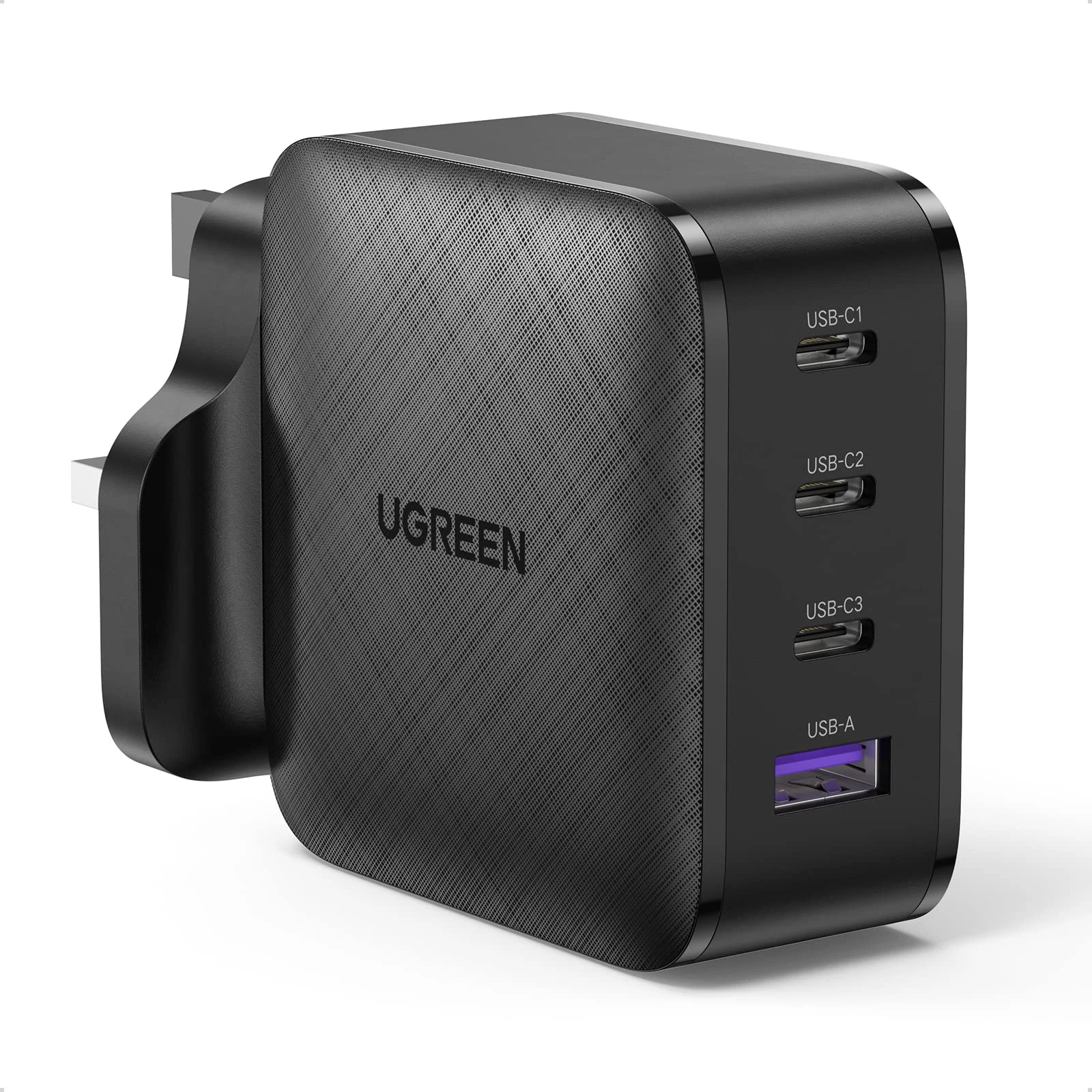 UGREEN 65W USB C Charger Macbook Charger 4-Port GaN Charger Fast Charging Wall Charger Plug Compatible with MacBook Pro/Air, iPhone 17 Pro/Air/17/16/15, Galaxy S24/S23, iPad, Pixel 9, Laptops, etc