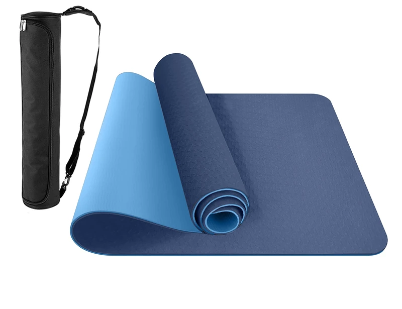 ComFy Mat Yoga Mat - Non Slip TPE Workout Mat 183x61x6mm Navy