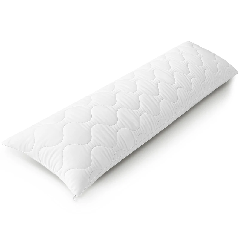 Zeilako Siebenschläfer Side Sleeper Pillow - Long for Side Sleepers - Bod or Body with Microfibre Filling (40 x 145 cm) - Image 1