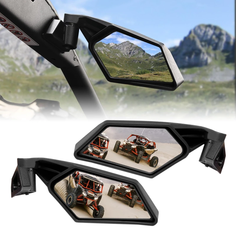Can am X3 Side Mirrors, A & UTV PRO Rear View Mirror for Can am Maverick X3 Max Turbo R 2017 2018 2019 2020, Replace # 715002898