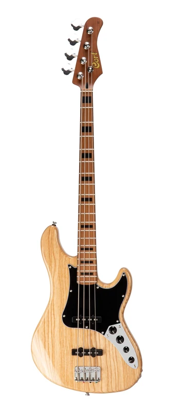 Cort GB64JJ GB Series Electric Bass Guitar Gloss Natural