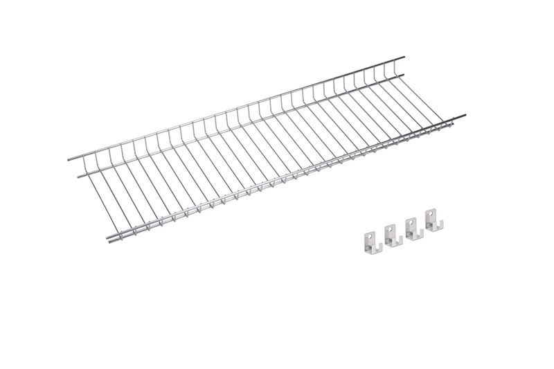 Sauvic Drainer cupboard, 18/8 electropolished stainless steel, 75 cm