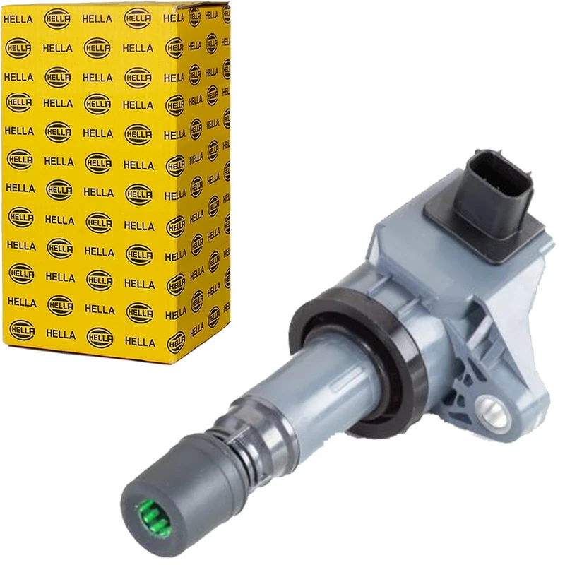 HELLA 5DA 358 057-511 Ignition Coil - 3-pin connector - Flush-Fitting Pencil Ignition Coils - Bolted