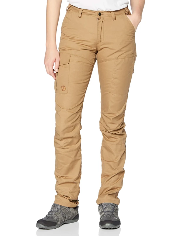 Fjallraven Karla Pro Trousers Curved W Sport - Brown, 34