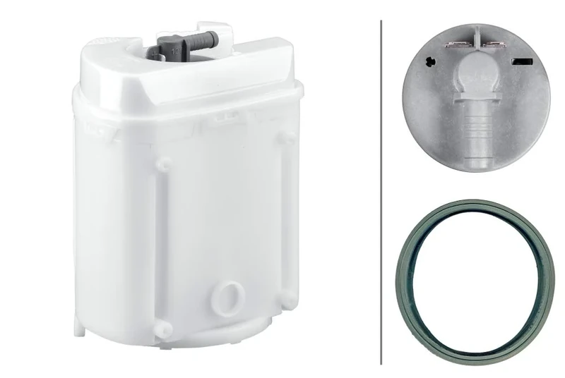 HELLA 8TF 358 106-141 Swirlpot, fuel pump - Electric - 2-pin connector - with seal/without tank sender unit