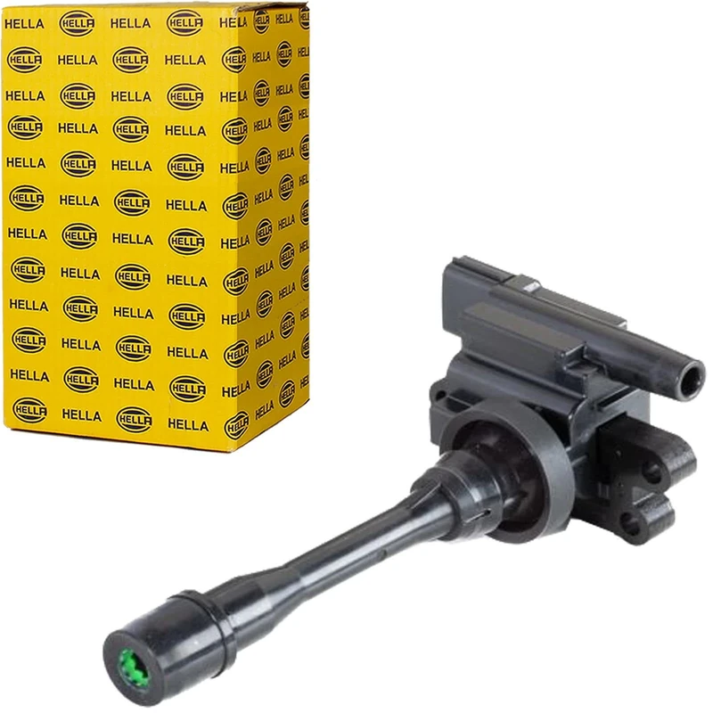 HELLA 5DA 358 057-781 Ignition Coil - 3-pin connector - Flush-Fitting Pencil Ignition Coils - Bolted