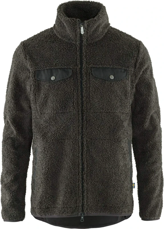 Fjallraven Greenland Pile Fleece M Sweatshirt - Dark Grey, XS