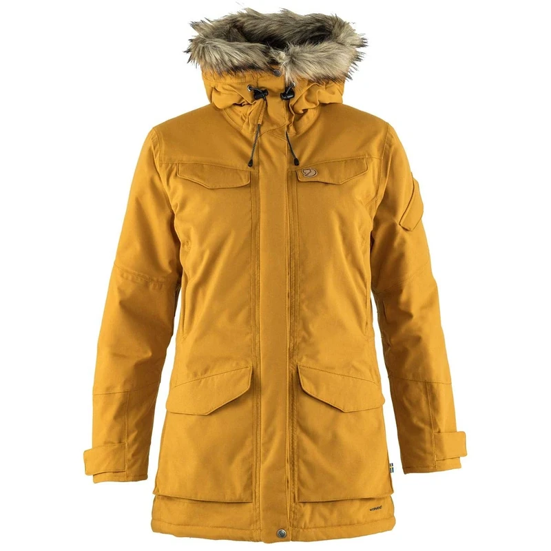 Fjällräven Nuuk Parka W Sport Jacket - Brown, X-Large