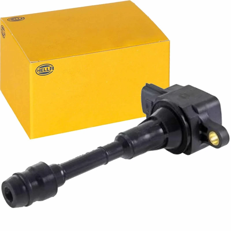 HELLA 5DA 358 057-221 Ignition Coil - 3-pin connector - Flush-Fitting Pencil Ignition Coils - Bolted