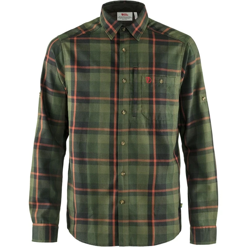 Fjallraven Fjällglim Shirt M Long Sleeved T-shirt - Laurel Green, XS
