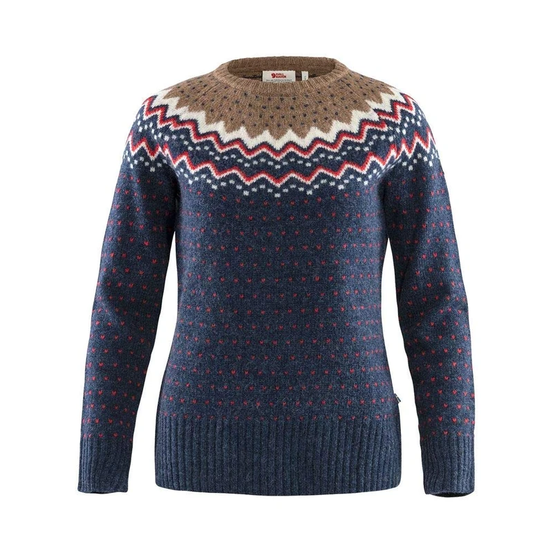 Fjallraven Women's Ã–vik Knit Sweater Sweatshirt, Blue, L UK