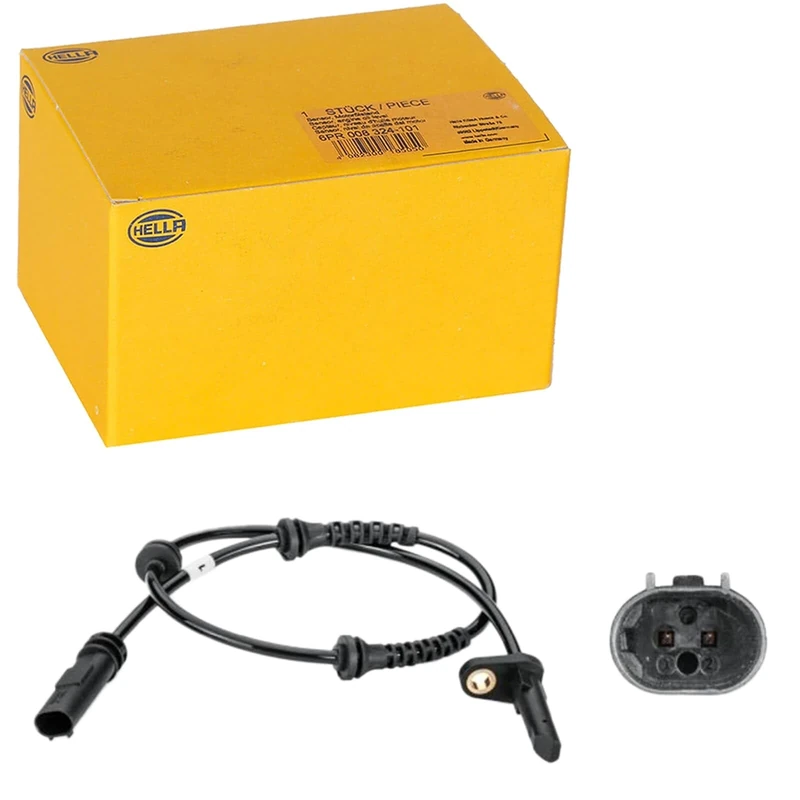 HELLA 6PU 012 806-451 Sensor, wheel speed - 2-pin connector - Rear Axle - Total Length: 675mm