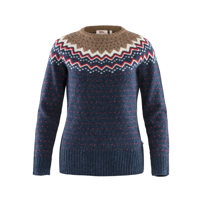 Fjallraven Women's Övik Knit Sweater Sweatshirt, Blue