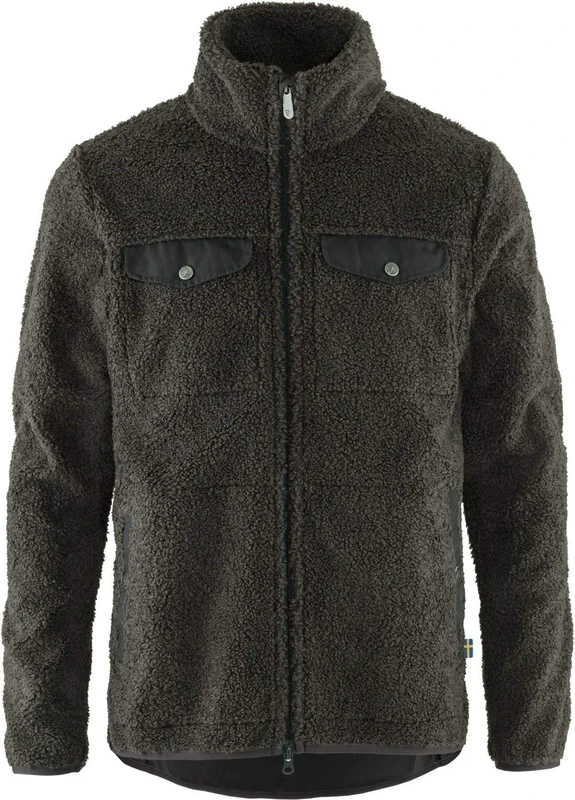 Fjallraven Men's Greenland Pile Fleece M Sweatshirt, Grey, L UK
