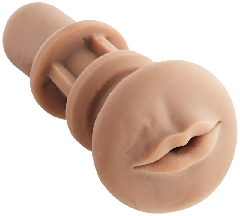 Autoblow Silicone Mouth-E24097 Silicone Mouth Brown One Size