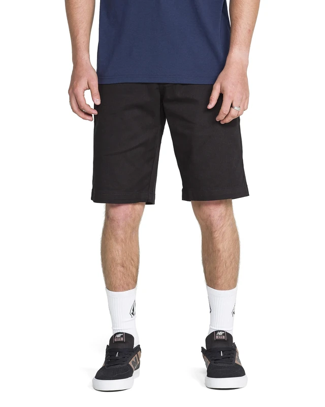 Volcom Men's Vmonty Chino Shorts Casual, Black, 36