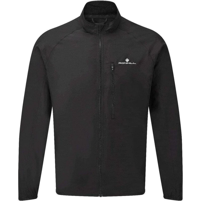 Ronhill Men's Core Running Jacket, All Black, XL UK